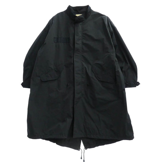 BEAMS BOY ビームスボーイ 13-19-0094-120 ソロテックス M-65 フィッシュテールパーカー モッズコート ブラック系 1【美品】【中古】