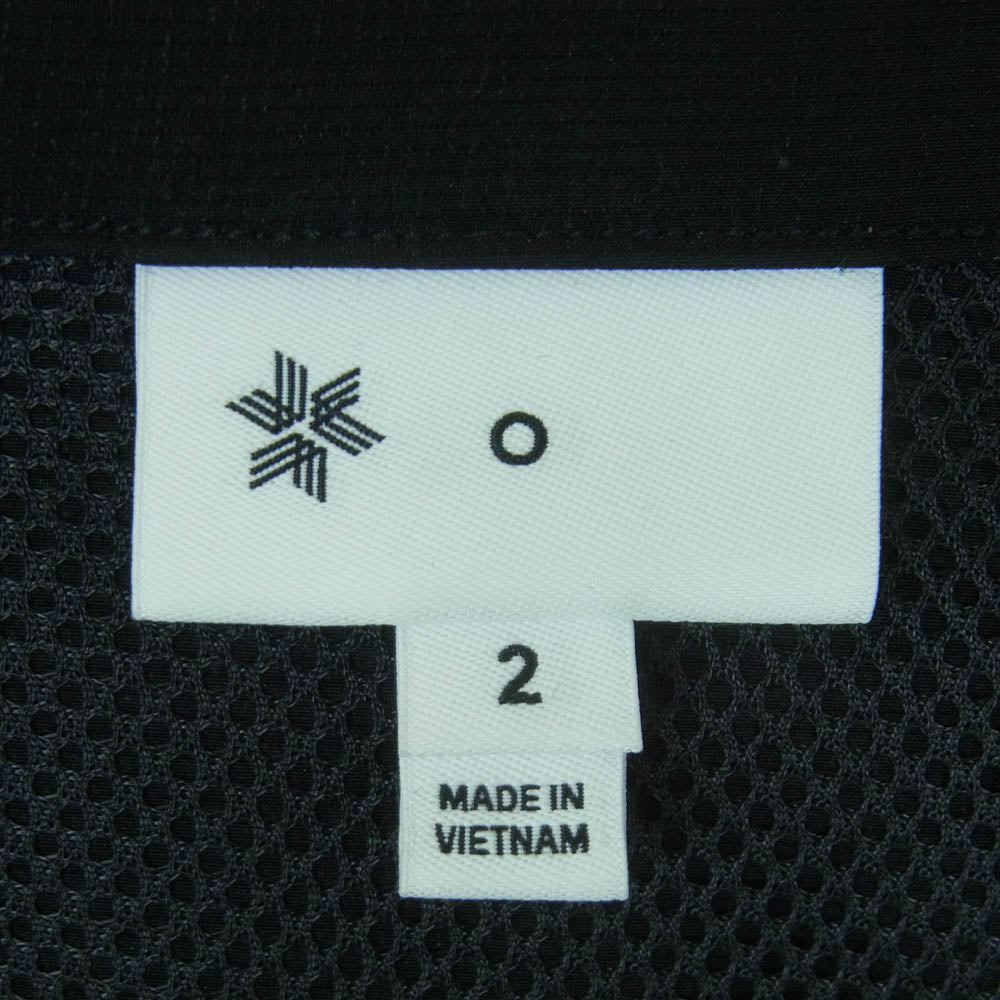 Goldwin ゴールドウィン GZ55103 Goldwin0 S/S Asymmetric Camp Shirt アシンメトリーキャンプ 半袖 シャツ ブラック系 2【美品】【中古】