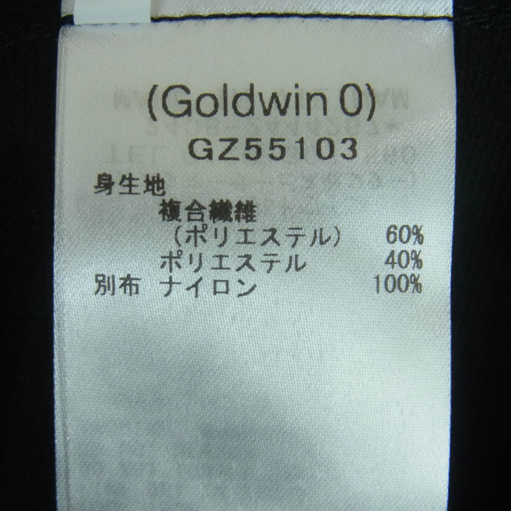 Goldwin ゴールドウィン GZ55103 Goldwin0 S/S Asymmetric Camp Shirt アシンメトリーキャンプ 半袖 シャツ ブラック系 2【美品】【中古】