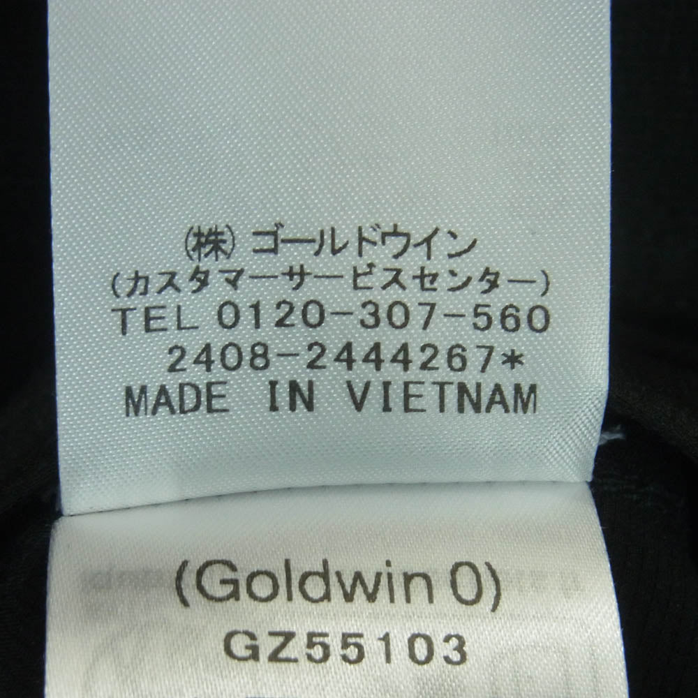 Goldwin ゴールドウィン GZ55103 Goldwin0 S/S Asymmetric Camp Shirt アシンメトリーキャンプ 半袖 シャツ ブラック系 2【美品】【中古】