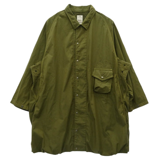 VISVIM ビズビム WMV 21AW 0321205013004 WMV FOUR WINDS COAT W フォー ウィンズ コート モスグリーン系 サイズ表記無し【中古】