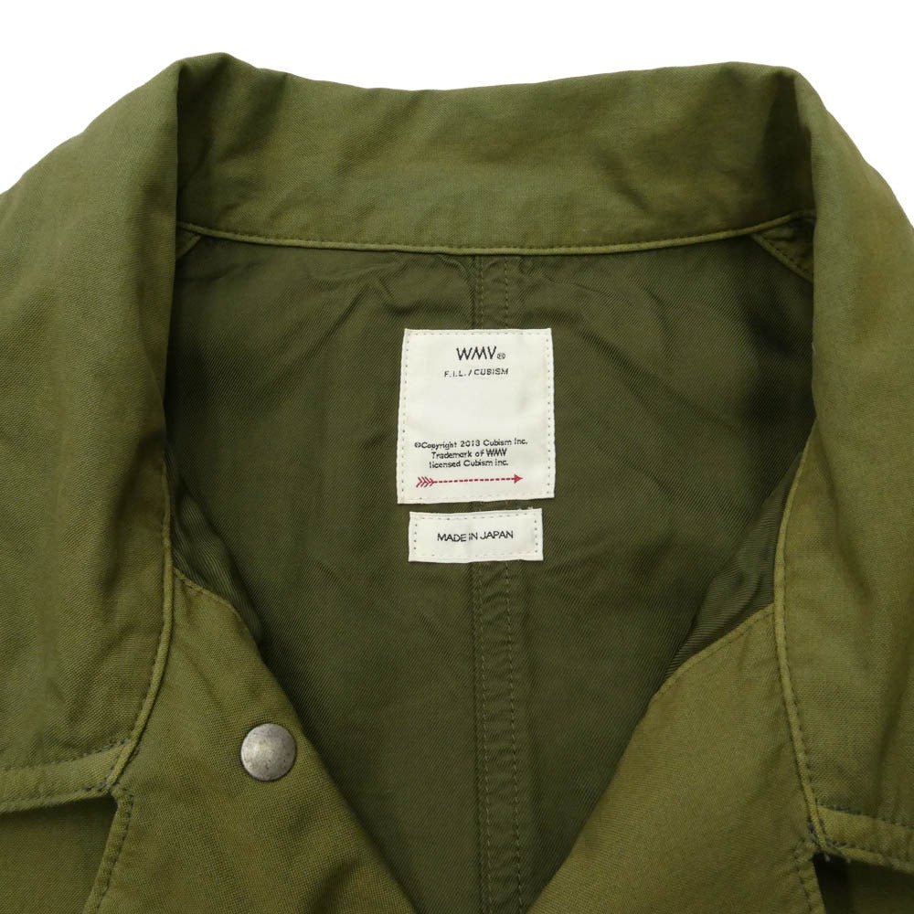 VISVIM ビズビム WMV 21AW 0321205013004 WMV FOUR WINDS COAT W フォー ウィンズ コート モスグリーン系 サイズ表記無し【中古】