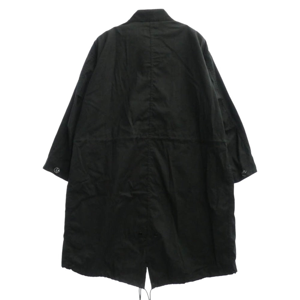 HYKE ハイク 17461-0103 N/C TYPE M-65 FIELD COAT コットンナイロンオックスフォード モッズコート ブラック系 3【美品】【中古】