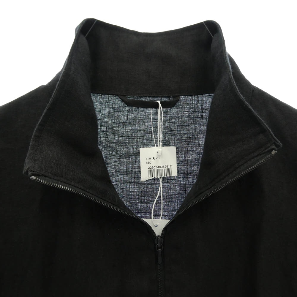 COMOLI コモリ 26SS D01-01009 カナパ ジップジャケット ブラック系 1【新古品】【未使用】【中古】