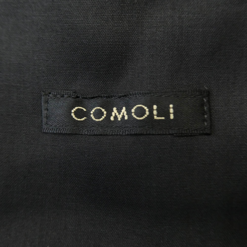 COMOLI コモリ 26SS D01-01009 カナパ ジップジャケット ブラック系 1【新古品】【未使用】【中古】
