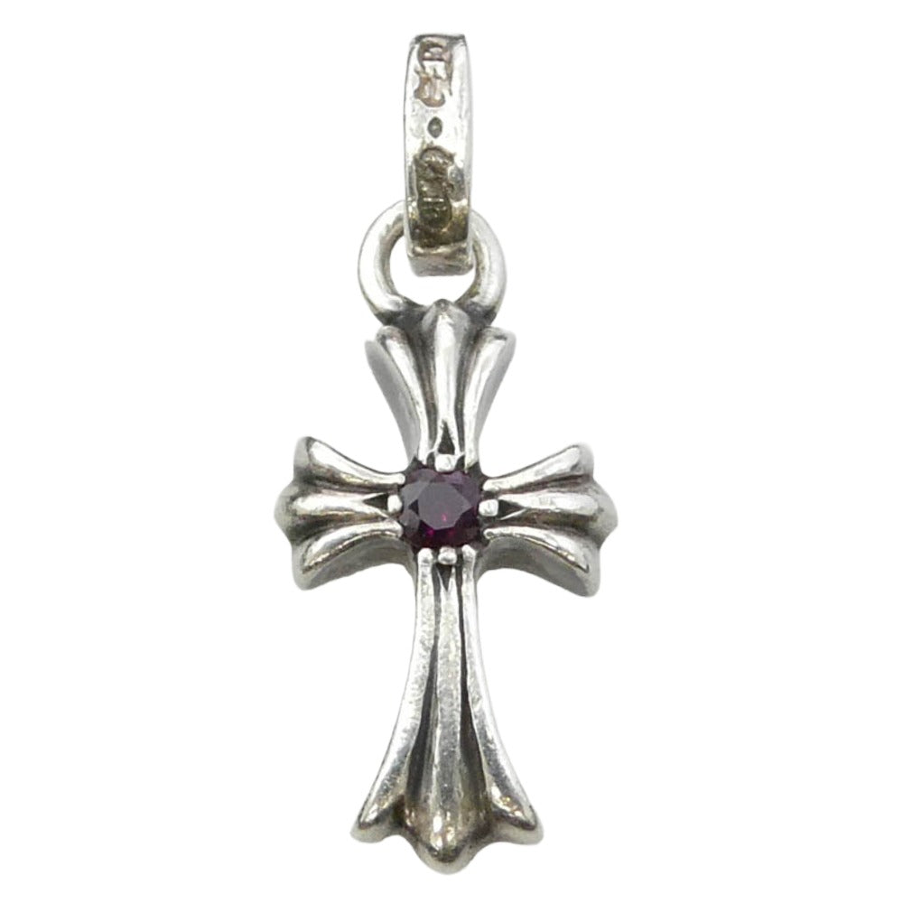 CHROME HEARTS クロムハーツ（原本無） CRS BBYFAT RUBY ベイビーファット 1ルビー チャーム ペンダントトップ シルバー系【中古】