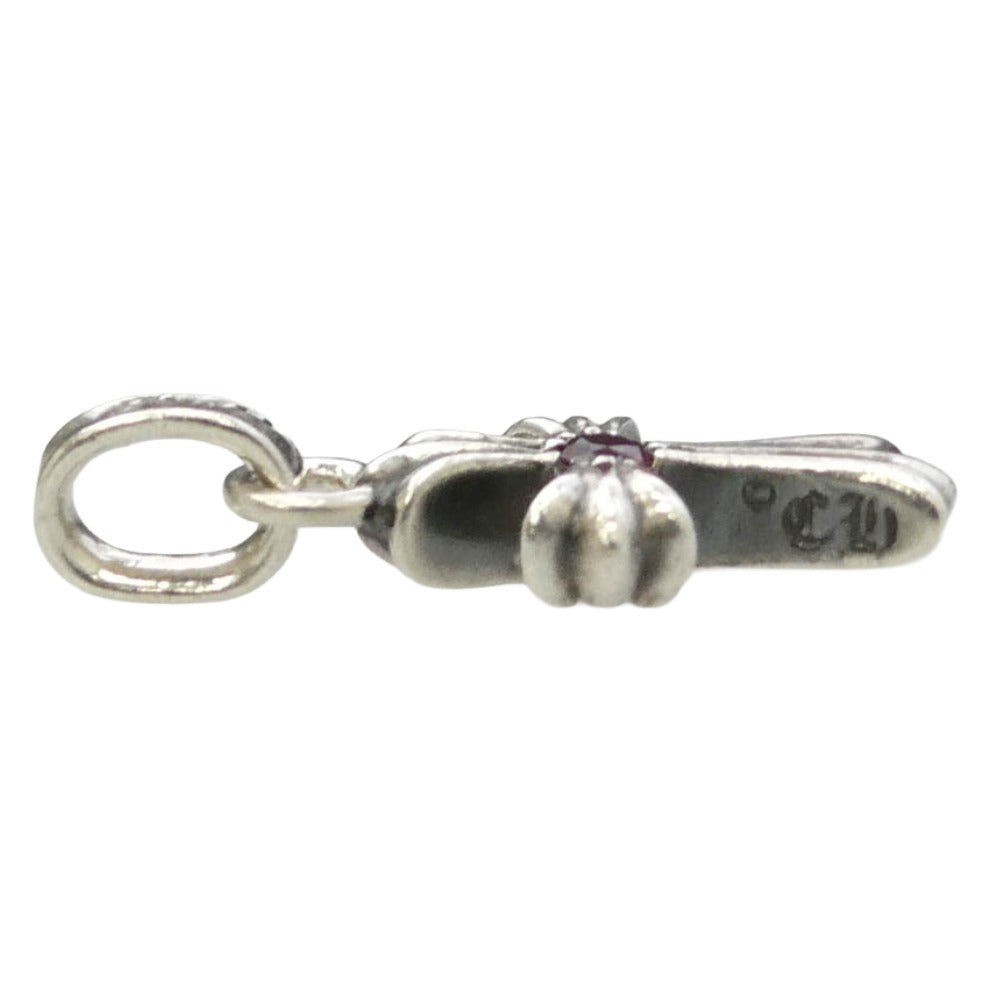 CHROME HEARTS クロムハーツ（原本無） CRS BBYFAT RUBY ベイビーファット 1ルビー チャーム ペンダントトップ シルバー系【中古】