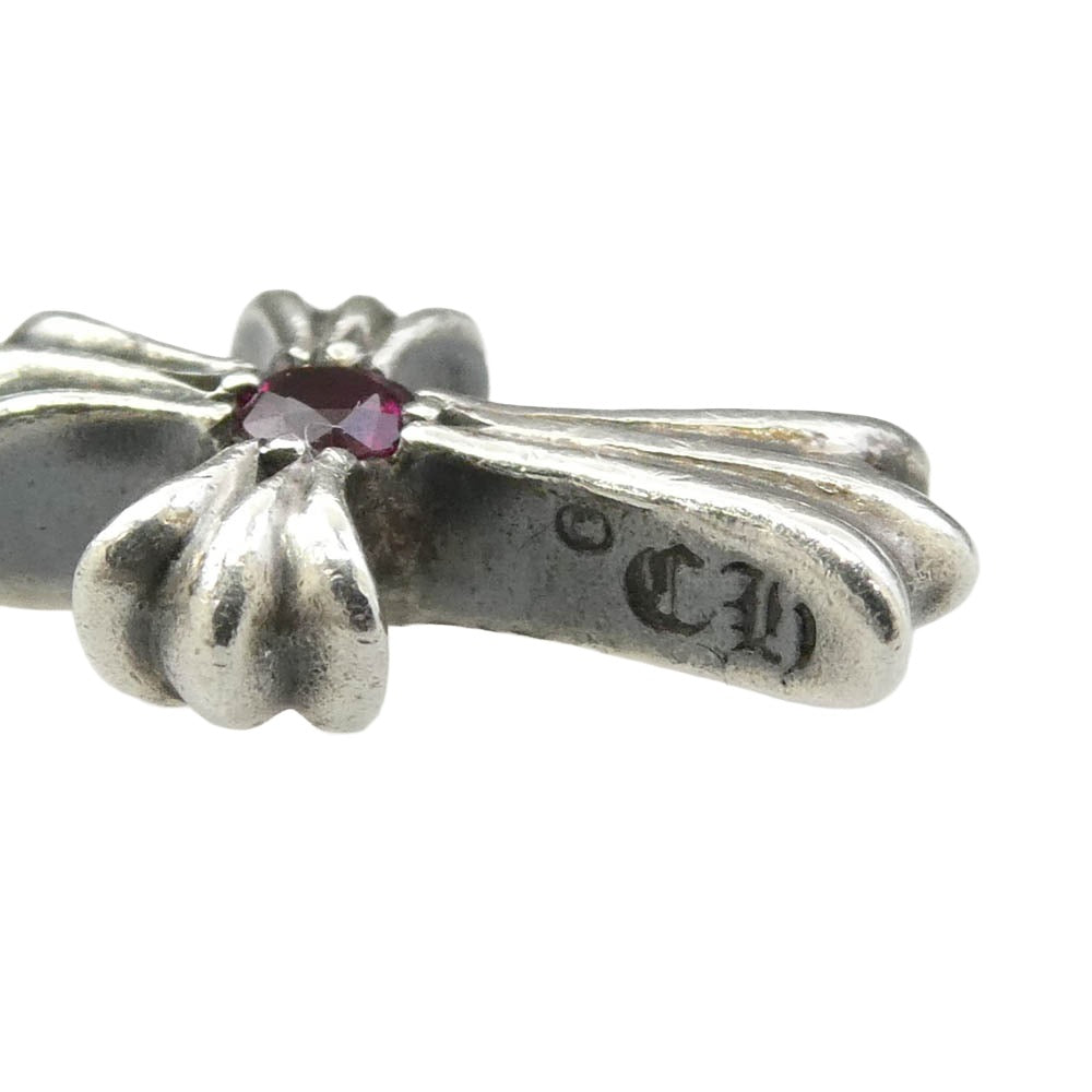 CHROME HEARTS クロムハーツ（原本無） CRS BBYFAT RUBY ベイビーファット 1ルビー チャーム ペンダントトップ シルバー系【中古】