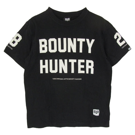 BOUNTY HUNTER バウンティーハンター プリント 半袖 Tシャツ ブラック系 M【中古】