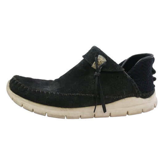 VISVIM ビズビム UTC MOC カヌー モック スエード スニーカー ブラック系 US 8.5【中古】