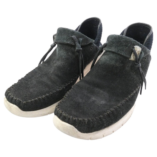 VISVIM ビズビム UTC MOC カヌー モック スエード スニーカー ブラック系 US 8.5【中古】