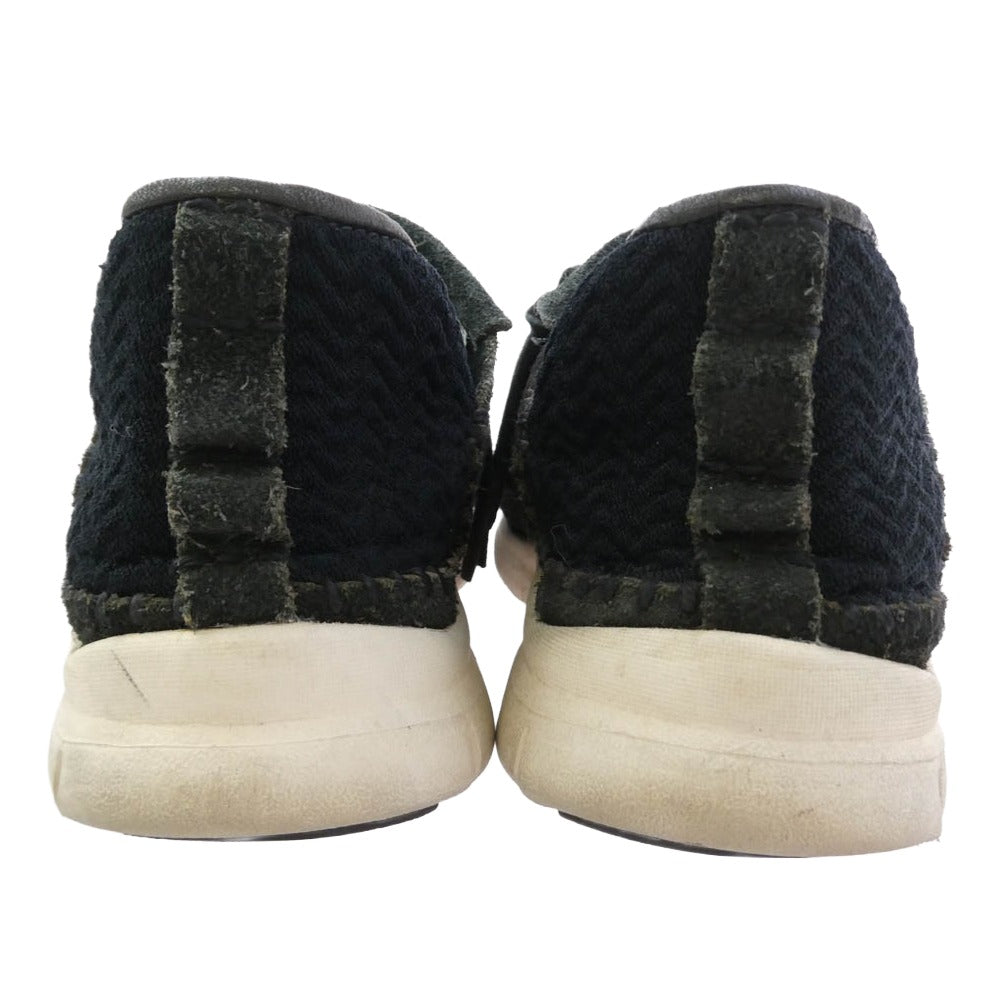 VISVIM ビズビム UTC MOC カヌー モック スエード スニーカー ブラック系 US 8.5【中古】