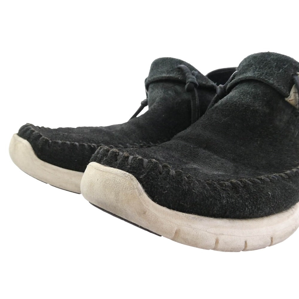 VISVIM ビズビム UTC MOC カヌー モック スエード スニーカー ブラック系 US 8.5【中古】