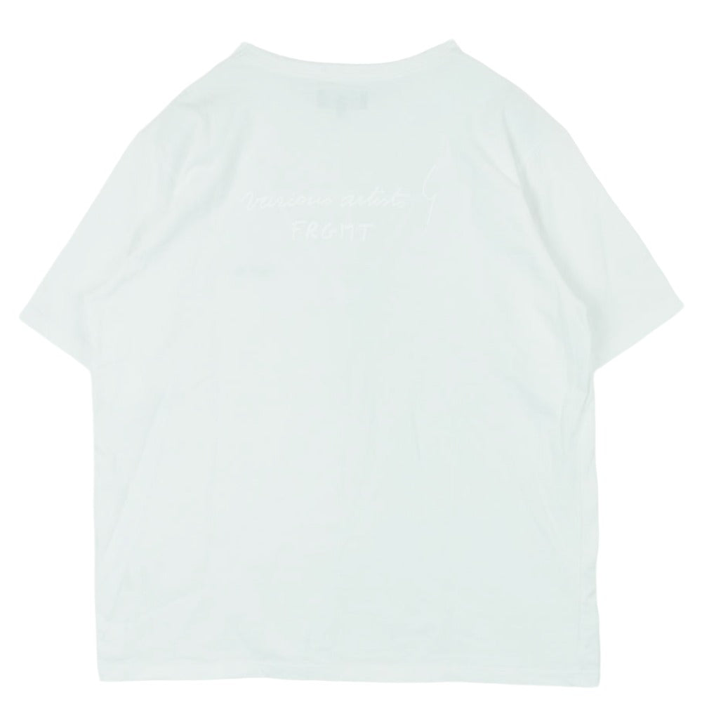 agnes b. アニエスベー EAI1SPF6 V.A. Fragment フラグメント バックロゴ 半袖 Tシャツ カットソー ホワイト系 M【中古】