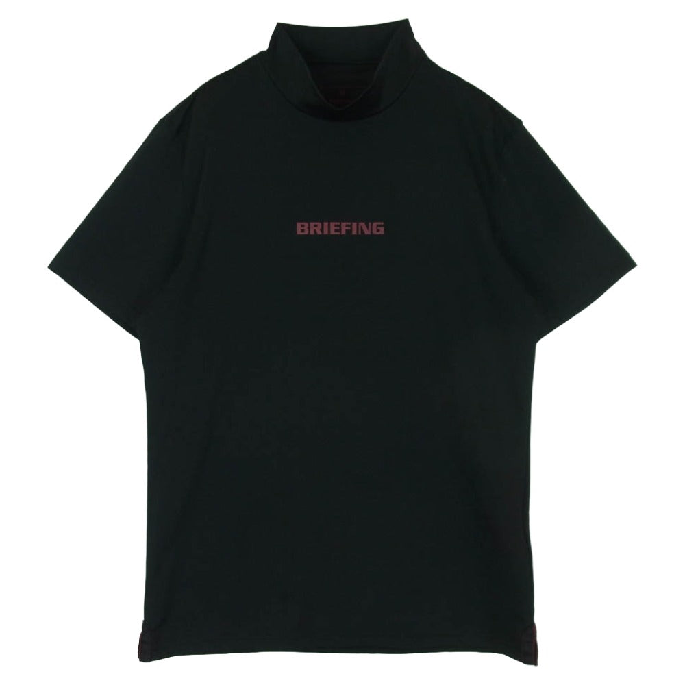 BRIEFING ブリーフィング BBG223M05 TOUR HIGH NECK ゴルフ ツアー ハイネック トップス Tシャツ ブラック系 M【中古】