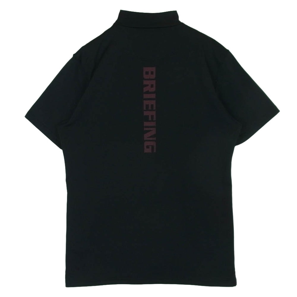 BRIEFING ブリーフィング BBG223M05 TOUR HIGH NECK ゴルフ ツアー ハイネック トップス Tシャツ ブラック系 M【中古】