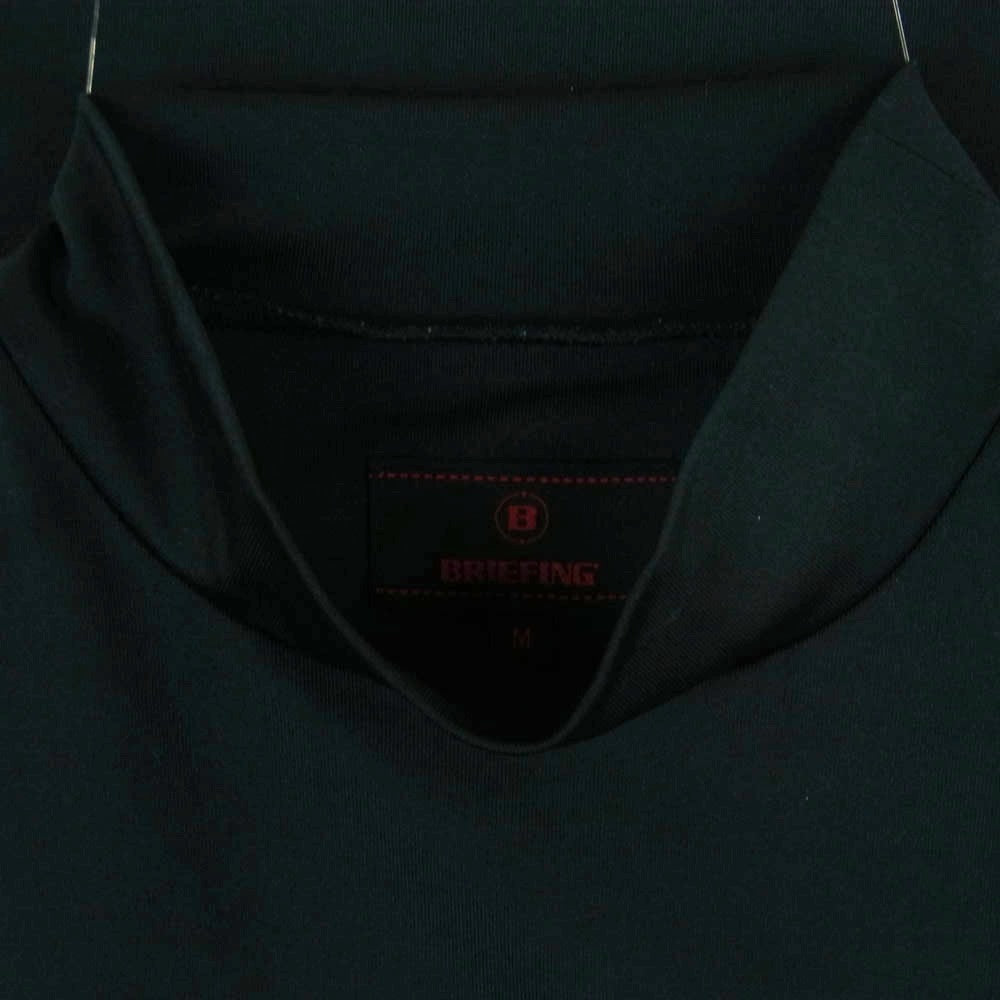 BRIEFING ブリーフィング BBG223M05 TOUR HIGH NECK ゴルフ ツアー ハイネック トップス Tシャツ ブラック系 M【中古】