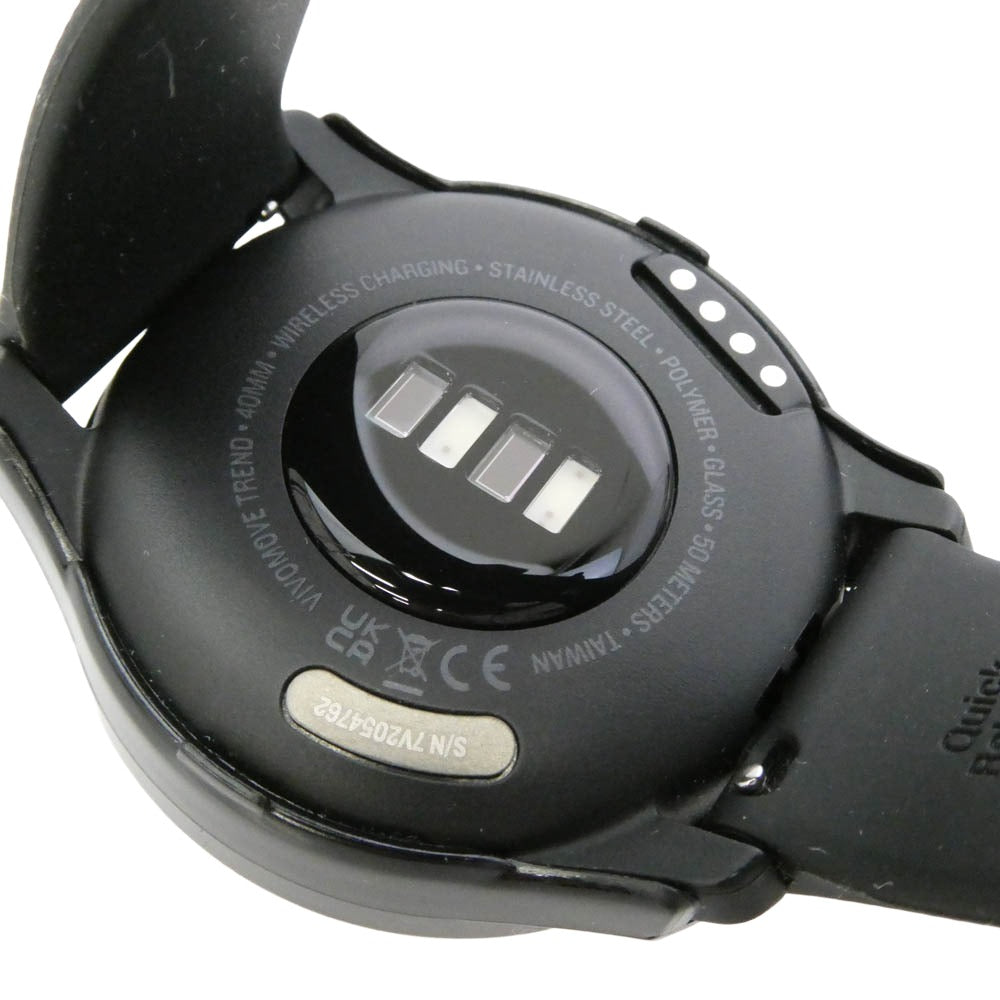 ガーミン vivomove Trend Black ハイブリッド スマート ウォッチ 時計 ブラック系【中古】