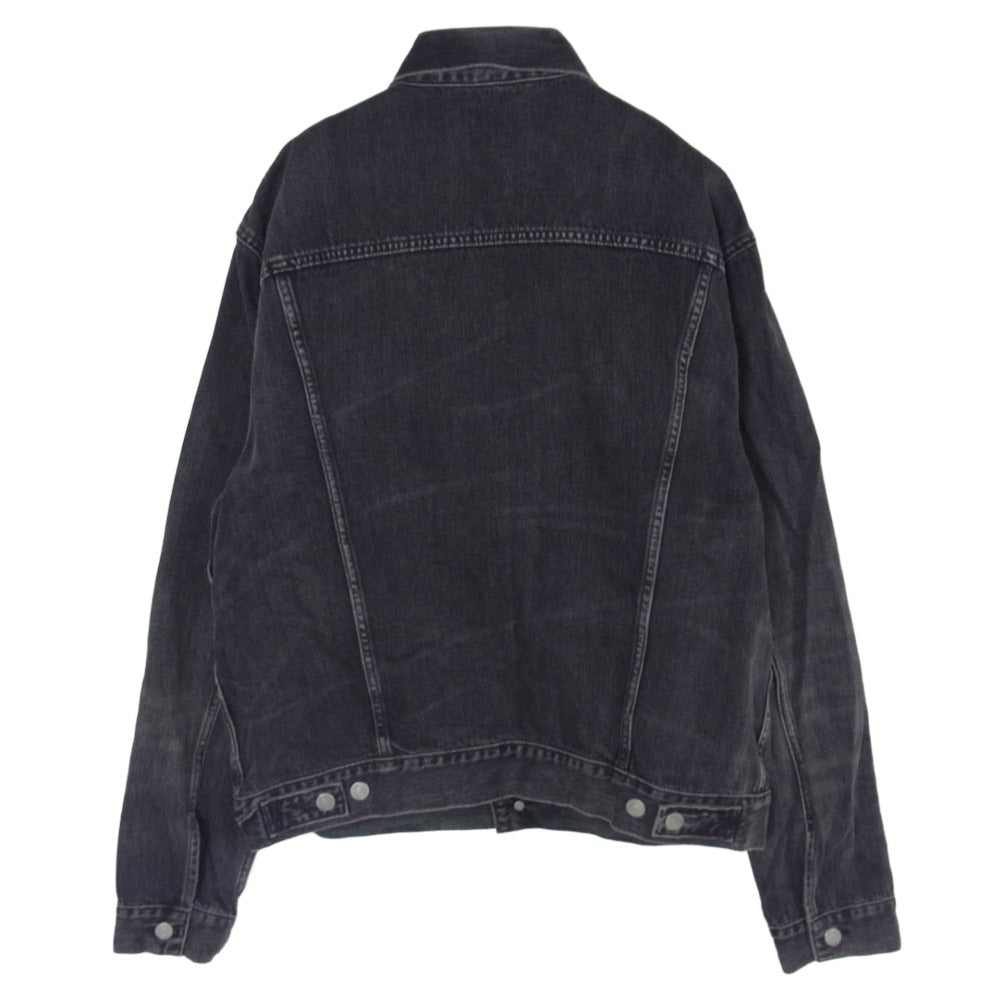 POLO RALPH LAUREN ポロ・ラルフローレン メキシコ製 ブラック デニム トラッカー ジャケット ブラック系 L【中古】