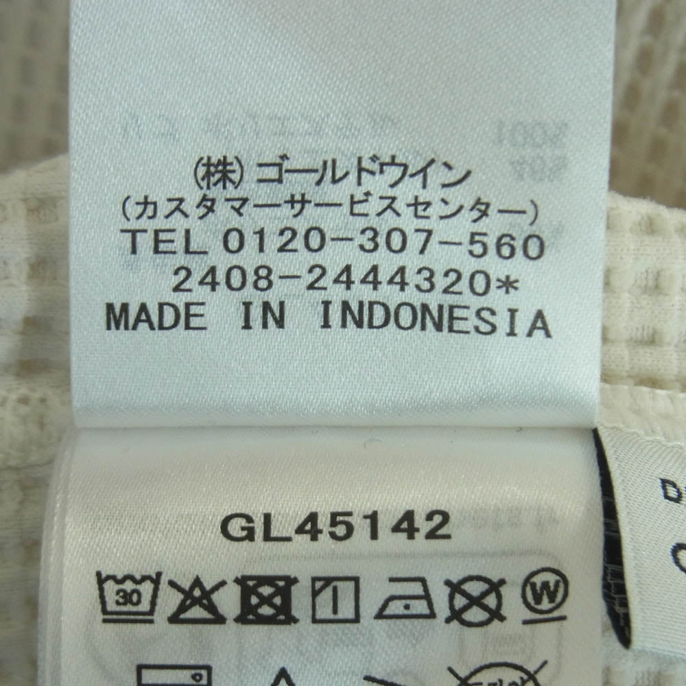 Goldwin ゴールドウィン GL45142 ワッフル ライト ロングスリーブ 長袖 カットソー Tシャツ アイボリー系 3【美品】【中古】