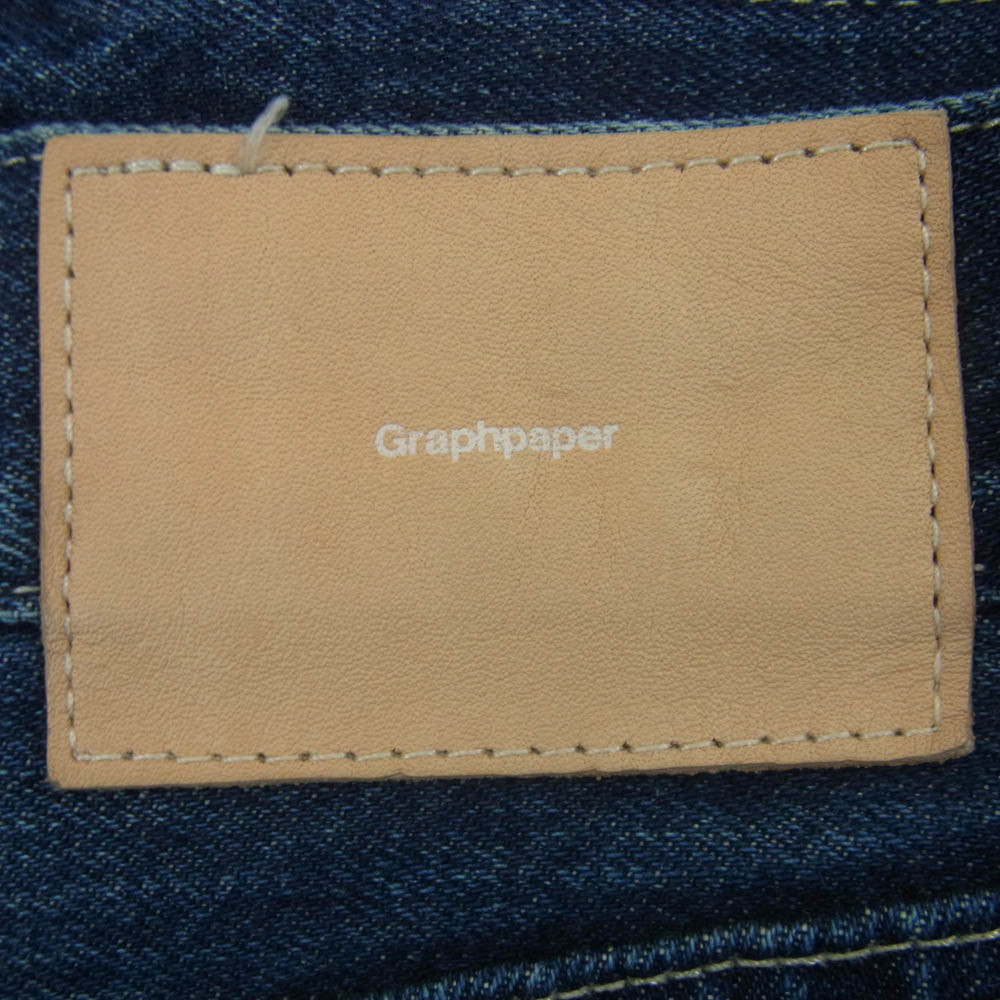 GRAPHPAPER グラフペーパー 25SS GU251-40183DB Selvage Denim Five Pocket Tapered Pants セルビッチ 5ポケット テーパード デニム パンツ インディゴブルー系 1【美品】【中古】