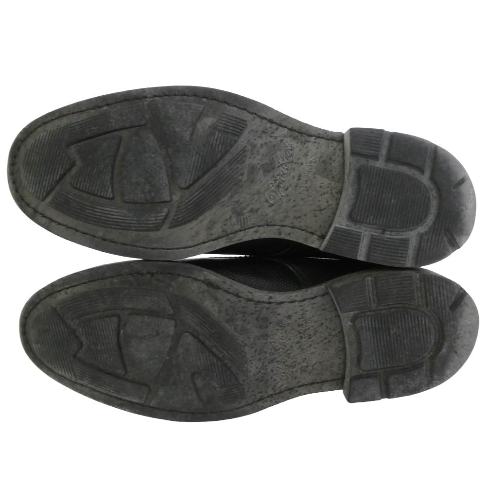 Paraboot パラブーツ BEAMS ビームス 165951 BEAMS ビームス別注 POE ダブルモンク ストラップ レザー シューズ ブラック系 6【中古】