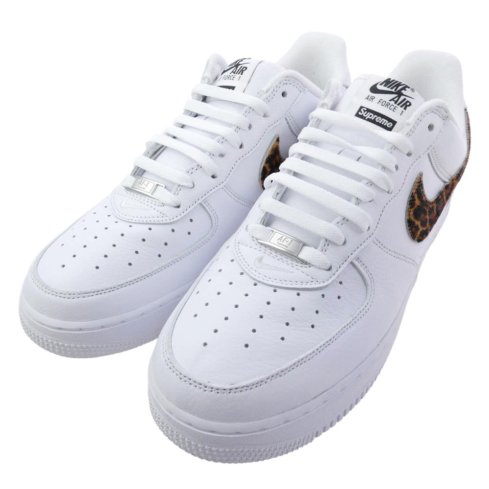 Supreme シュプリーム 25SS IM3483-100 × NIKE × GOODENOUGH AIR FORCE 1 LOW SP 【フェイクバスターズ鑑定済】ナイキ グッドイナフ エアフォースワン ローカットスニーカー ホワイト ホワイト系 29.cm【中古】