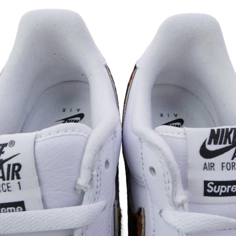 Supreme シュプリーム 25SS IM3483-100 × NIKE × GOODENOUGH AIR FORCE 1 LOW SP 【フェイクバスターズ鑑定済】ナイキ グッドイナフ エアフォースワン ローカットスニーカー ホワイト ホワイト系 29.cm【中古】