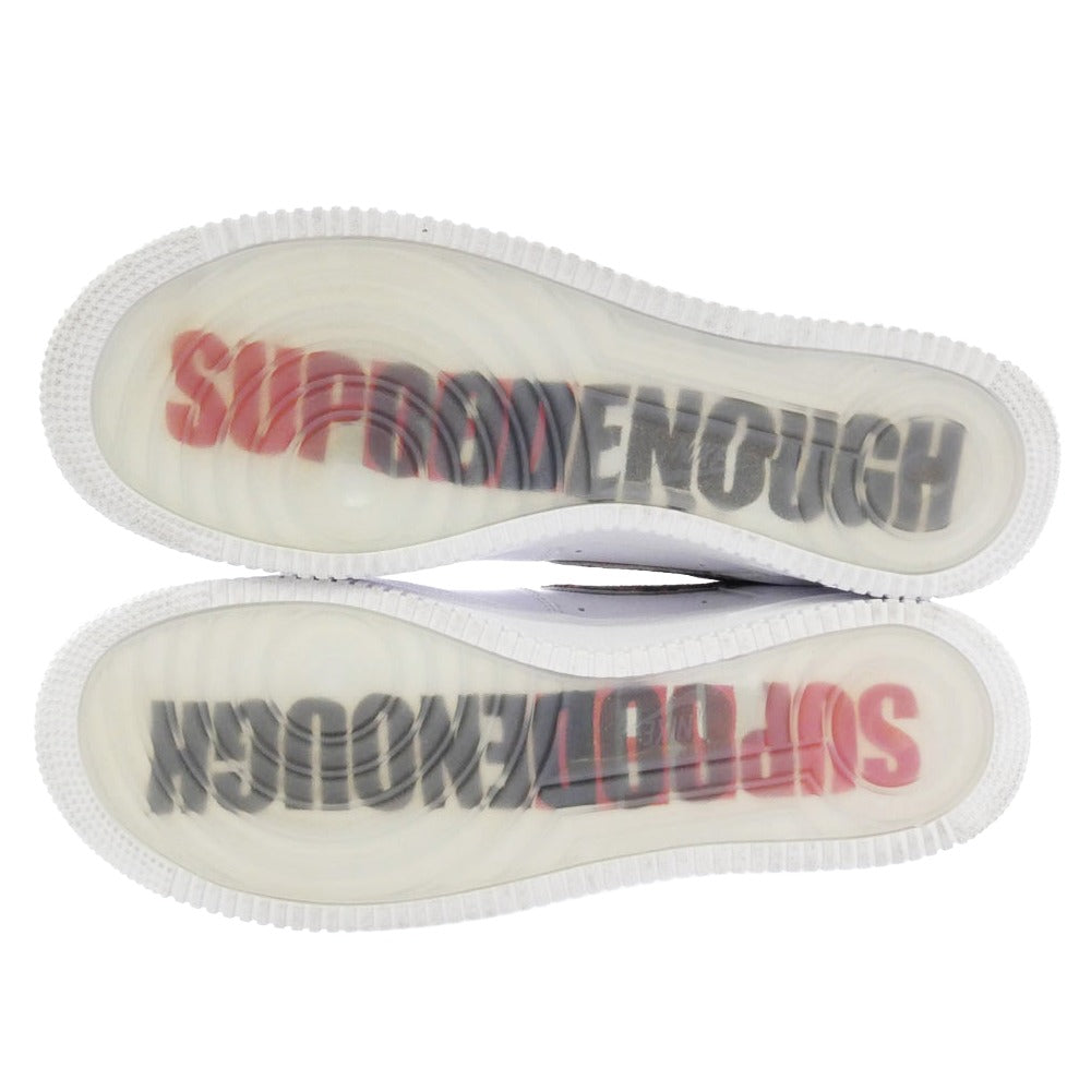 Supreme シュプリーム 25SS IM3483-100 × NIKE × GOODENOUGH AIR FORCE 1 LOW SP 【フェイクバスターズ鑑定済】ナイキ グッドイナフ エアフォースワン ローカットスニーカー ホワイト ホワイト系 29.cm【中古】