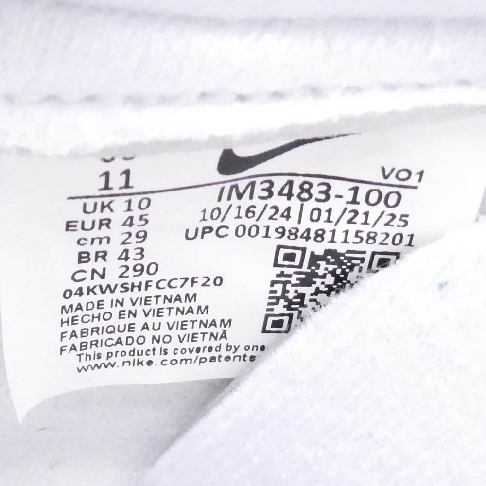 Supreme シュプリーム 25SS IM3483-100 × NIKE × GOODENOUGH AIR FORCE 1 LOW SP 【フェイクバスターズ鑑定済】ナイキ グッドイナフ エアフォースワン ローカットスニーカー ホワイト ホワイト系 29.cm【中古】