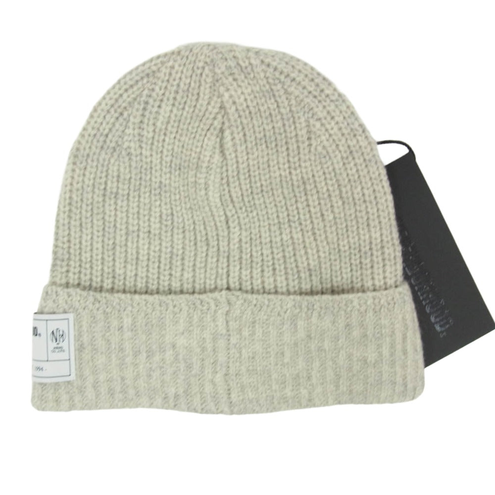 NEIGHBORHOOD ネイバーフッド 252FUNH-HT01 JP BEANIE ビーニー ウール ニットキャップ 帽子 グレー系 F【美品】【中古】