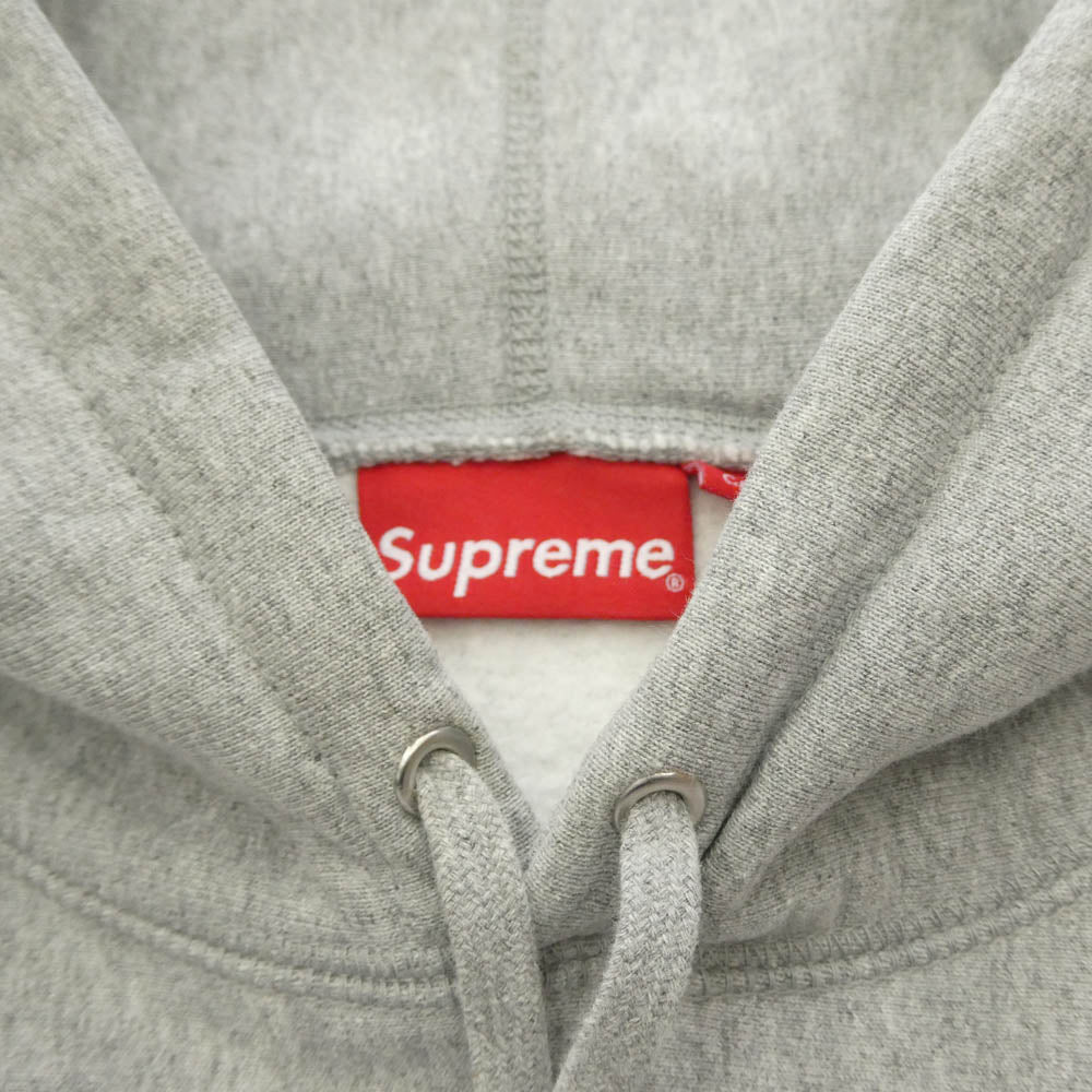 Supreme シュプリーム 20SS S Logo Hooded Sweatshirt Sロゴ ボックスロゴ プルオーバー スウェット パーカー グレー系 M【中古】