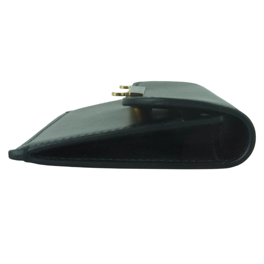 MARNI マルニ PFMO0133U0 P6948 ENVELOPE カードホルダー レザー カードケース ブラック系【美品】【中古】