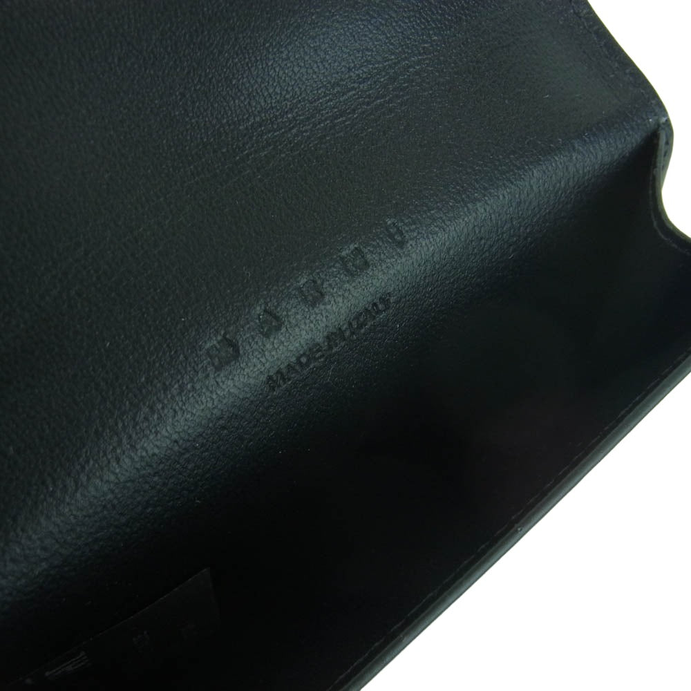 MARNI マルニ PFMO0133U0 P6948 ENVELOPE カードホルダー レザー カードケース ブラック系【美品】【中古】