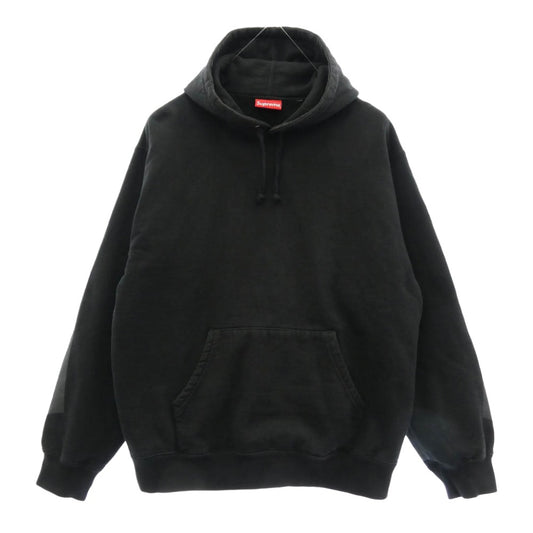 Supreme シュプリーム 21SS Big Logo Hooded Sweatshirt BlacK ビッグロゴ フーデッド スウェットシャツ プルオーバー パーカー　 ブラック系 M【中古】
