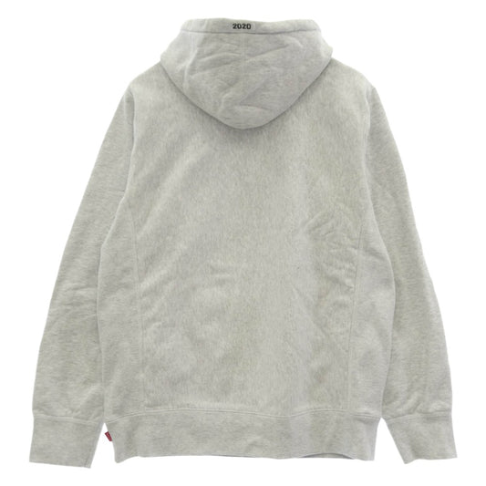 Supreme シュプリーム 20SS Motion Logo Hooded Sweatshirt モーション ロゴ フーデッド スウェット シャツ プルオーバー パーカー　 グレー系 M【中古】