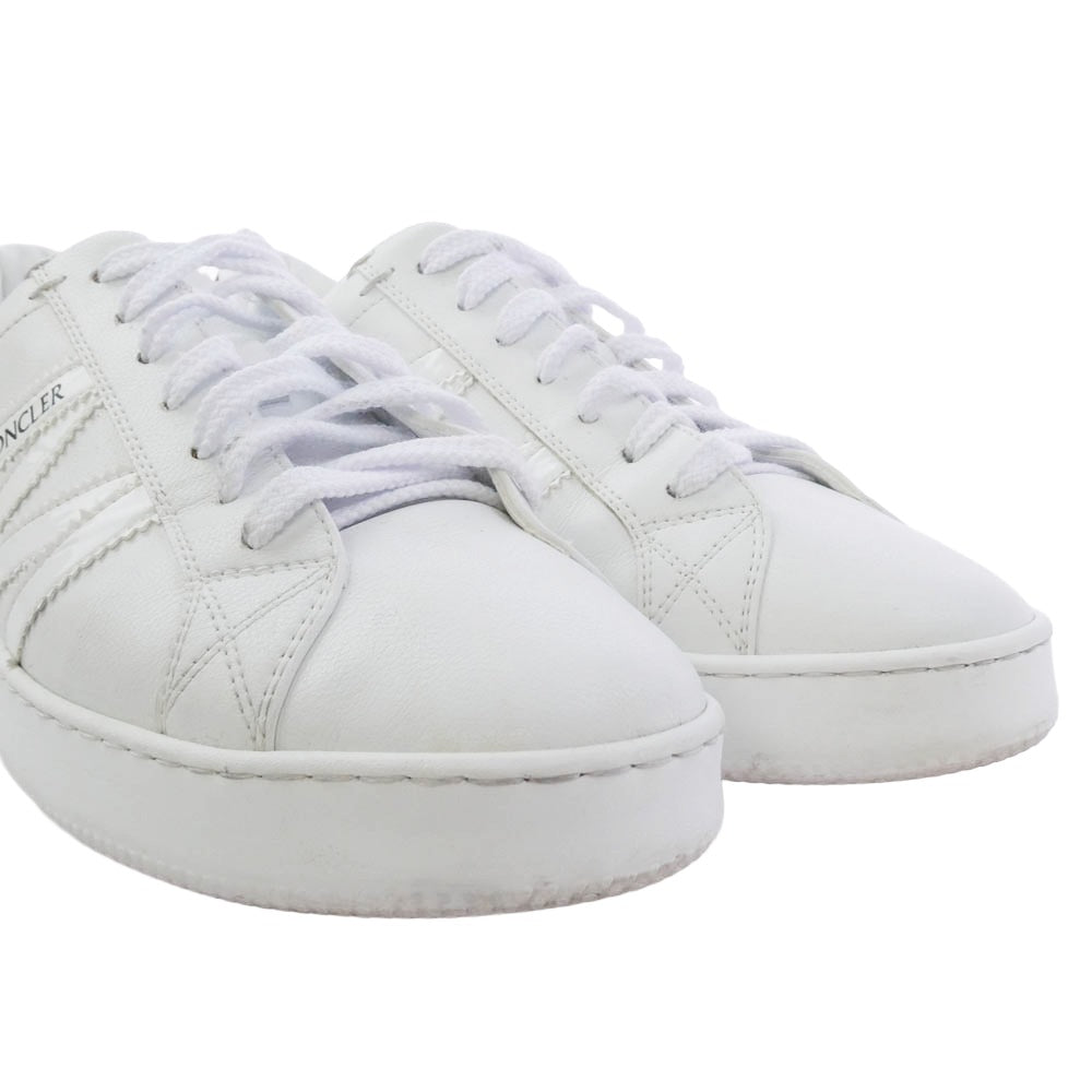 MONCLER モンクレール MONACO M モナコM ローカット スニーカー ホワイト系 40【中古】
