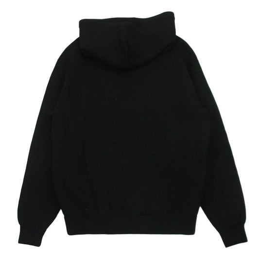 GUCCI グッチ 803973 XJGTW ヴィスコースジャージー ロゴエンブロイダリー フーデッド スウェットシャツ プルオーバー パーカー ブラック系 S【中古】