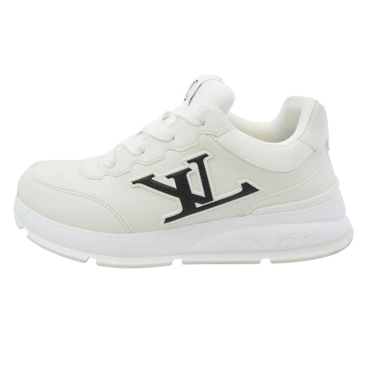 LOUIS VUITTON ルイ・ヴィトン 25AW 1AHSTF LV クラッシック スニーカー LVロゴ ローカットスニーカー ホワイト系 7【中古】