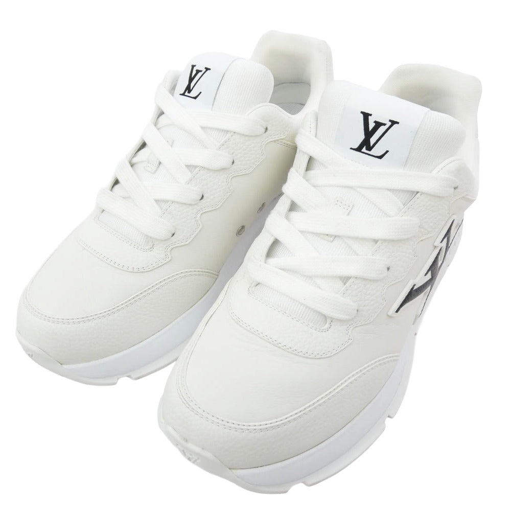 LOUIS VUITTON ルイ・ヴィトン 25AW 1AHSTF LV クラッシック スニーカー LVロゴ ローカットスニーカー ホワイト系 7【中古】