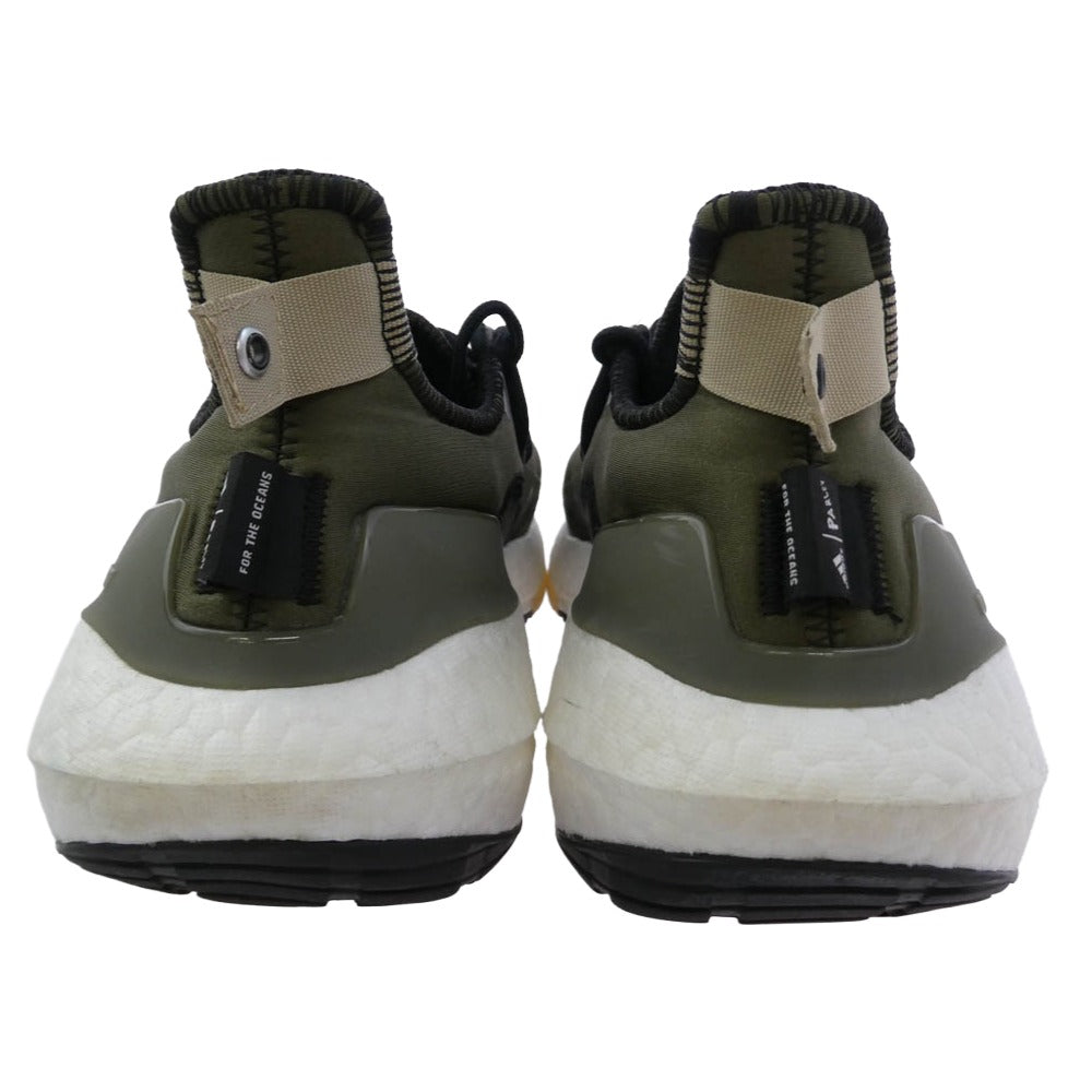 adidas アディダス G55649 Parley Ultraboost 21 Focus Olive パーレイ ウルトラブースト21 スニーカー カーキ系 29cm【中古】