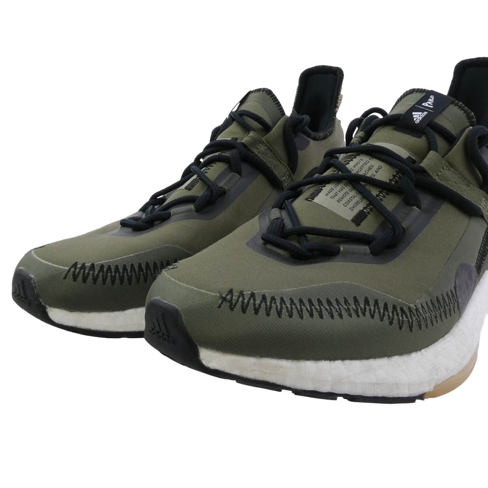 adidas アディダス G55649 Parley Ultraboost 21 Focus Olive パーレイ ウルトラブースト21 スニーカー カーキ系 29cm【中古】
