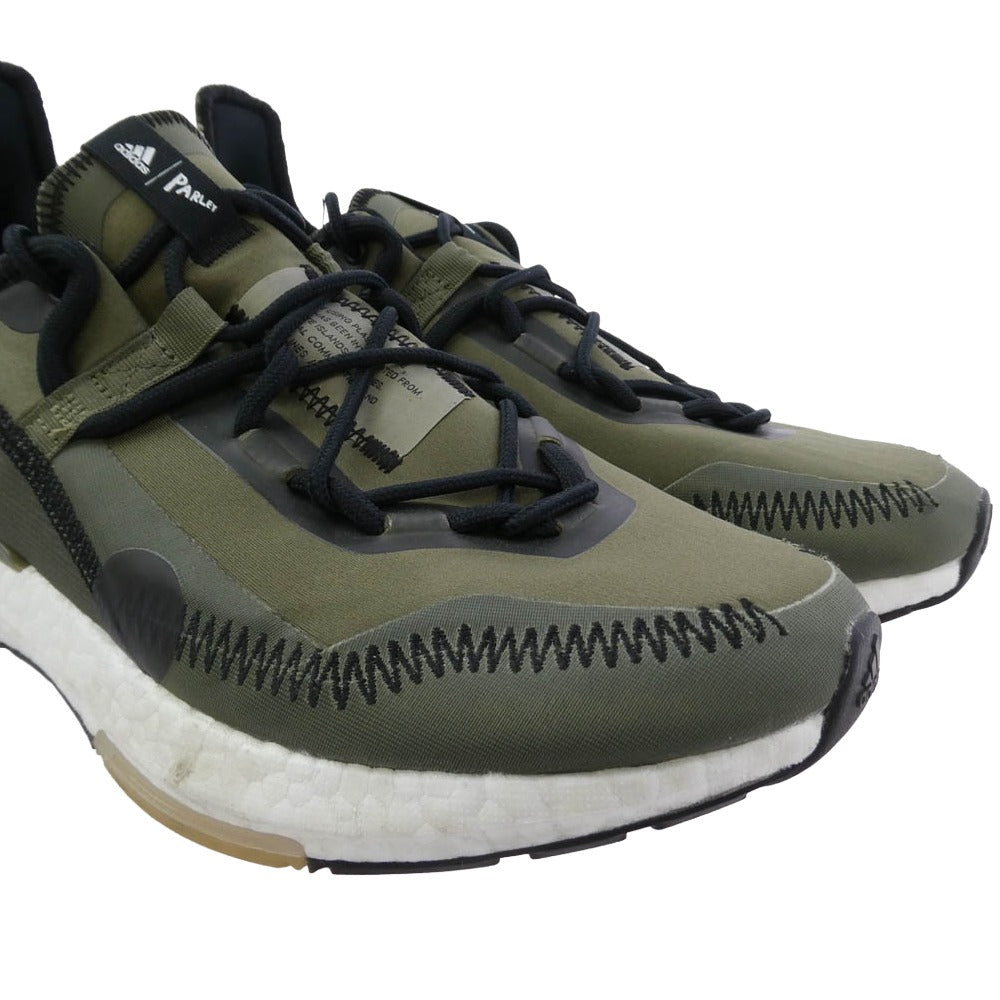 adidas アディダス G55649 Parley Ultraboost 21 Focus Olive パーレイ ウルトラブースト21 スニーカー カーキ系 29cm【中古】