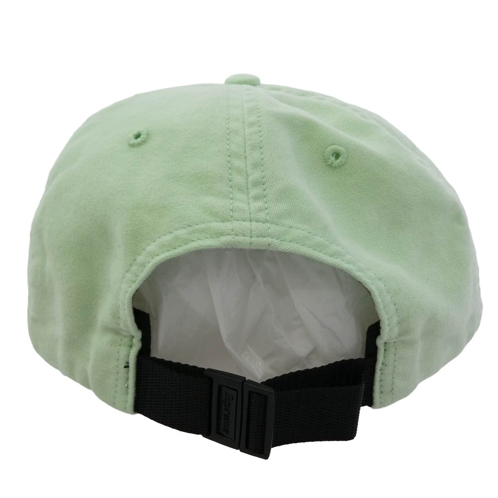 Supreme シュプリーム Lightweight Moleskin 6-Panel ライトウェイト モールスキン キャップ ライトグリーン系 ライトブルー系【中古】