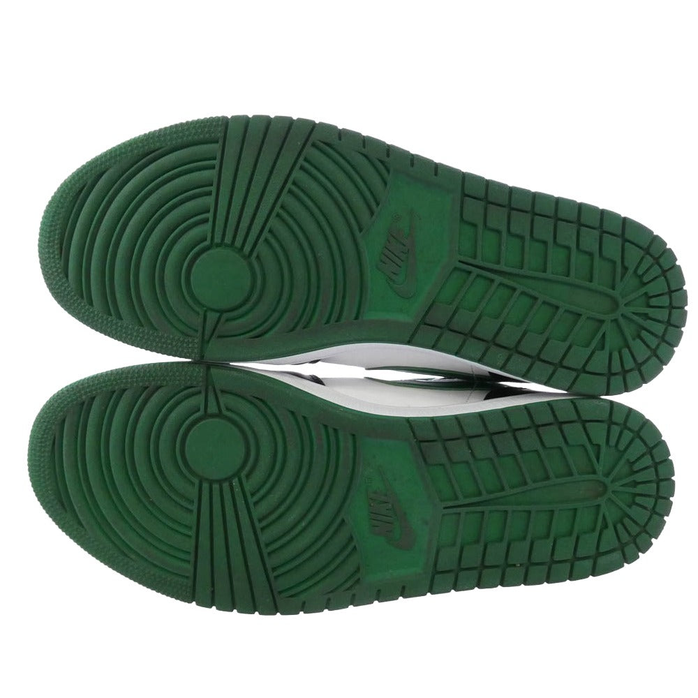 NIKE ナイキ 554724-067 Air Jordan 1 Mid Pine Green エアジョーダン1 ミッド パイングリーン スニーカー ブラック系 グリーン系 29cm【中古】