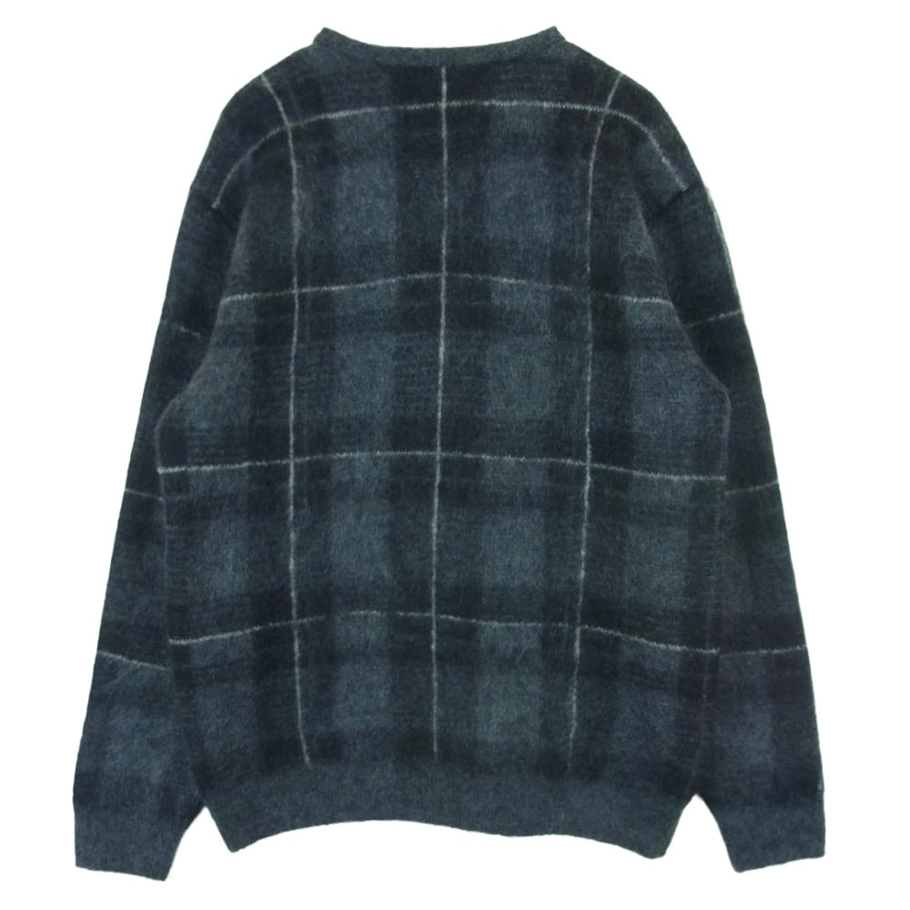 ラフ Mohair Cardigan モヘア モヘヤ カーディガン 日本製 グレー系 L【中古】