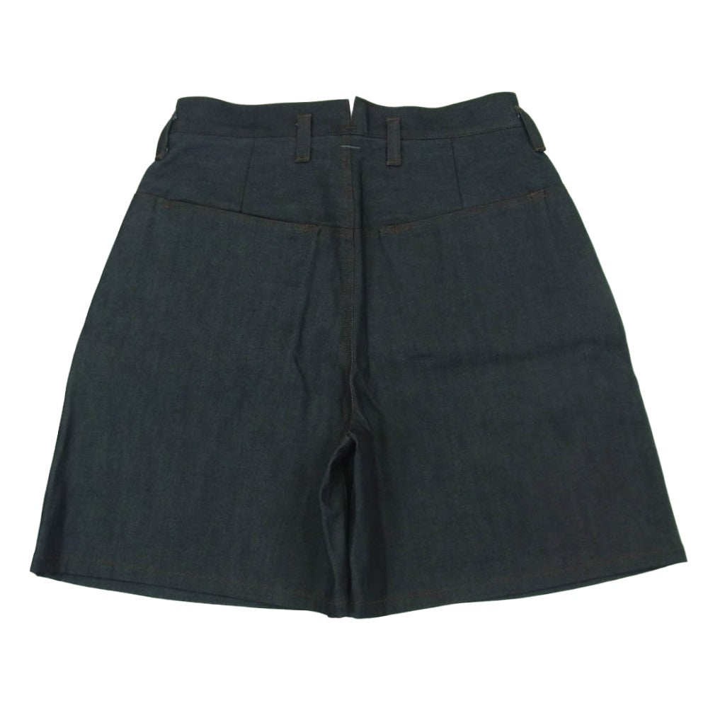 シンヤコズカ 2201SK35 TACK SHORTS バギーショーツ タックショーツ ショート ハーフ パンツ インディゴブルー系 M【中古】