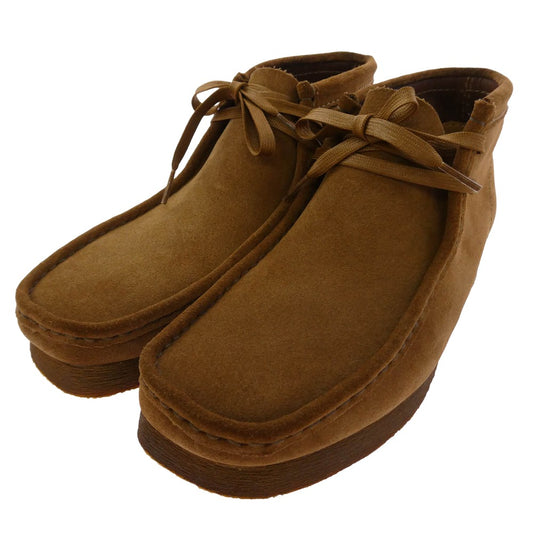 Clarks クラークス Maple Suede Wallabee ワラビー ブーツ ブラウン系 26.5cm【極上美品】【中古】