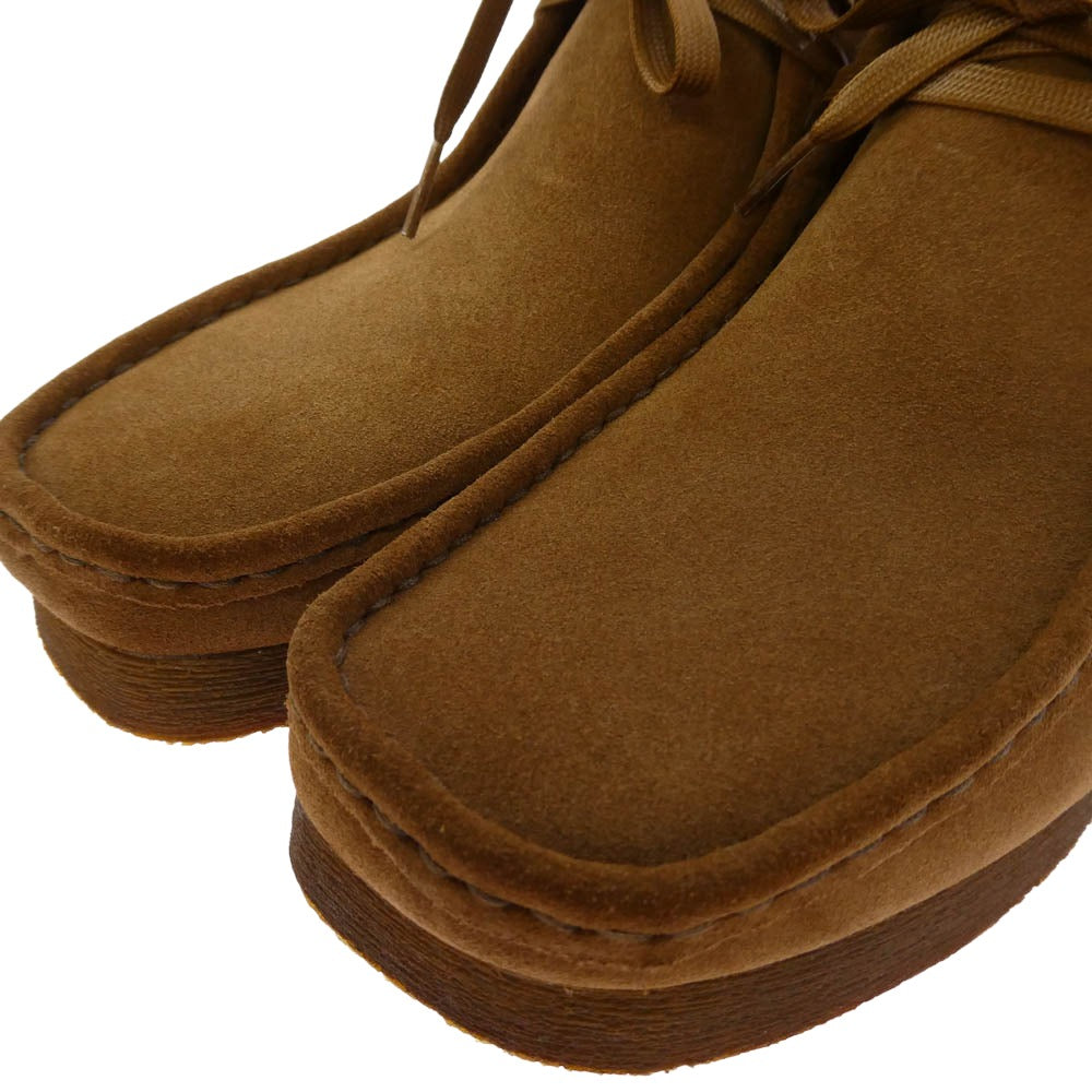Clarks クラークス Maple Suede Wallabee ワラビー ブーツ ブラウン系 26.5cm【極上美品】【中古】