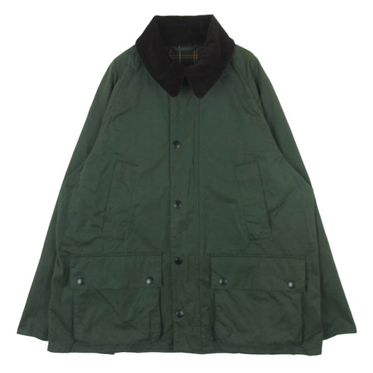 Barbour バブアー 231MCA0933 OS PEACHED BEDALE CASUAL ビデイル ピーチスキン ノンオイルド ジャケット グリーン系 38【中古】